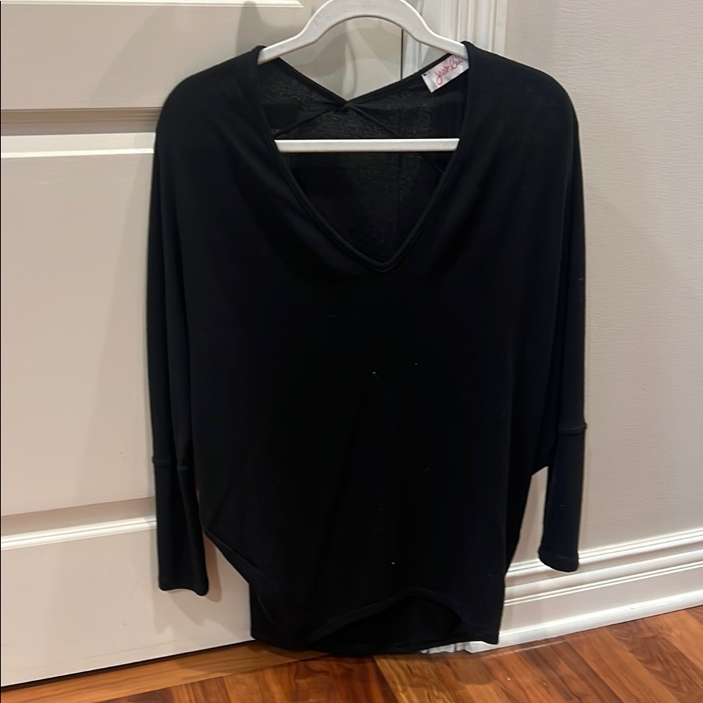 Women's Black Doleman Top